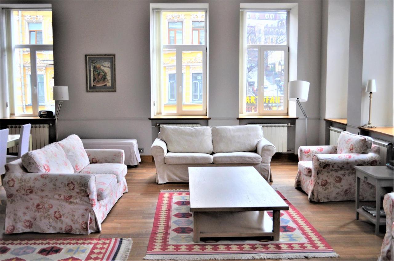 Great 144 Sq.M. Apartment In The Center Of 基輔 外观 照片